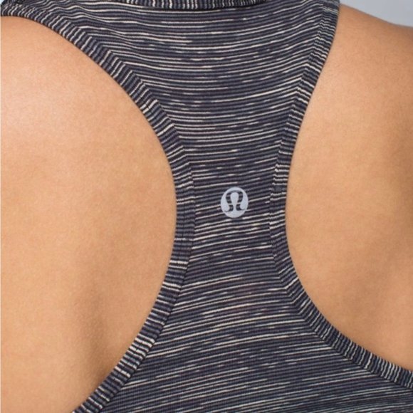 Lululemon Cool Racerback Wee Are From Space Black Cashew - Size 6 Regular - Picture 5 of 13